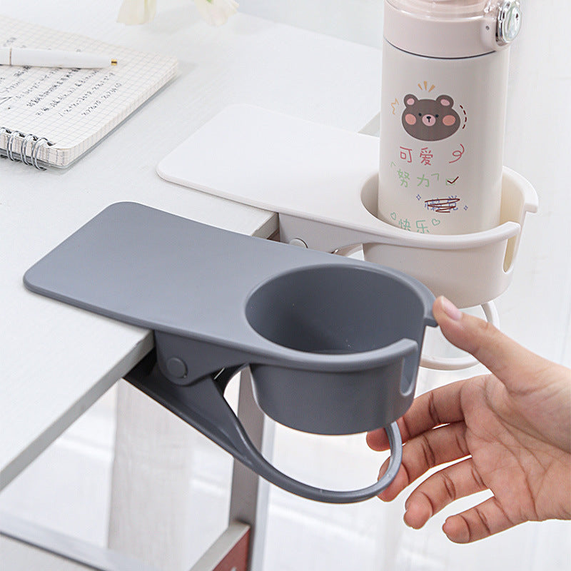 Multi-purpose Large Plastic Desk Cup Holder Tableside Storage Rack Bottle Desk Table Organizer