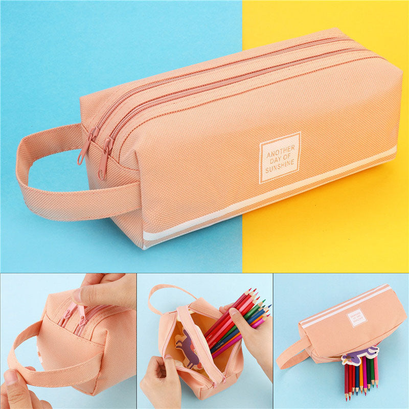 Canvas pencil bag