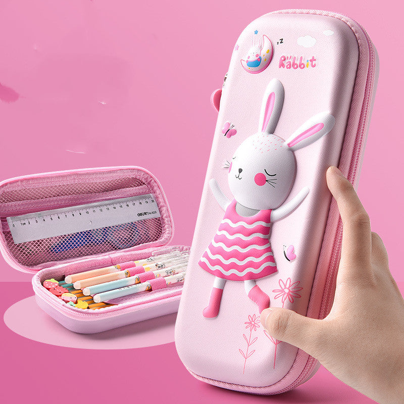 Pencil Case Female Cartoon Lovely Large Capacity Pencil Case