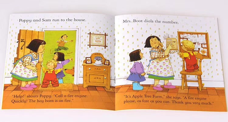 Usborne Children's English Picture Book Farmyard Tales 20 Volumes Free Audio