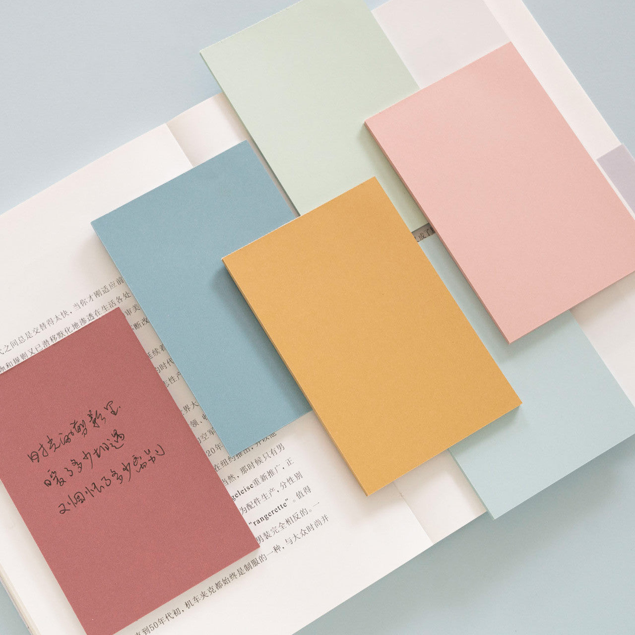 MINKYS 150 Sheets 6 Colors Total Warm Color Sticky Memo Note Post Paper To Do List Daily Planner Notepad Paperlaria Stationery