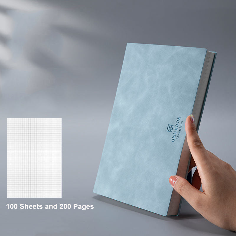 Grid Book Hand Painted Square Grid Book Simple Ins Style