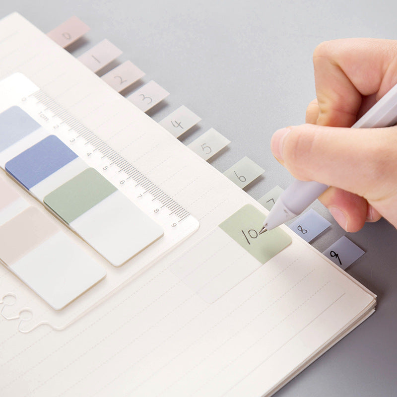 Small bar mark index post it stationery
