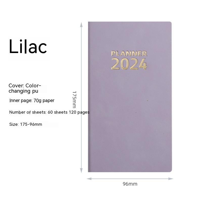 2024 English Schedule Book 365 Days Time Management