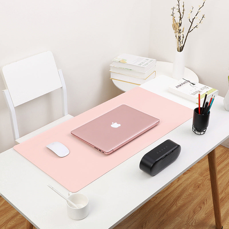 Simple Laptop Extra Large Leather Mouse Pad