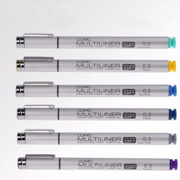 Welfare Feedback Japan Copic Multiliner Sp Needle Pen Waterproof Needle Pen Aluminum Pipe Wire Hook Pen Can Be Changed