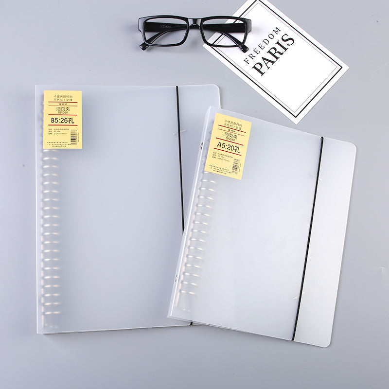 Class Notepad 26-Hole A5 Looped Horizontal Line Binder – Book & Binder