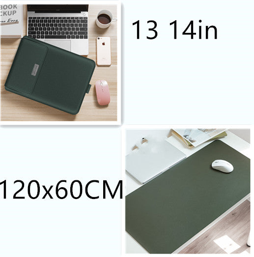 Simple Laptop Extra Large Leather Mouse Pad