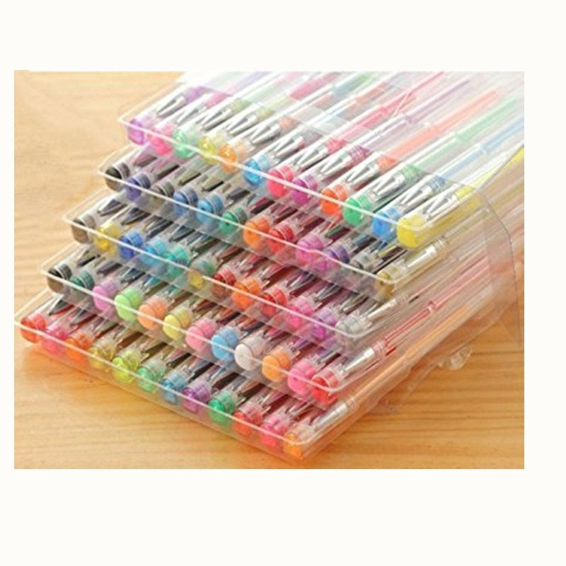 Color Gel Pen Watercolor Pen 100 Color Set Highlighter Pen