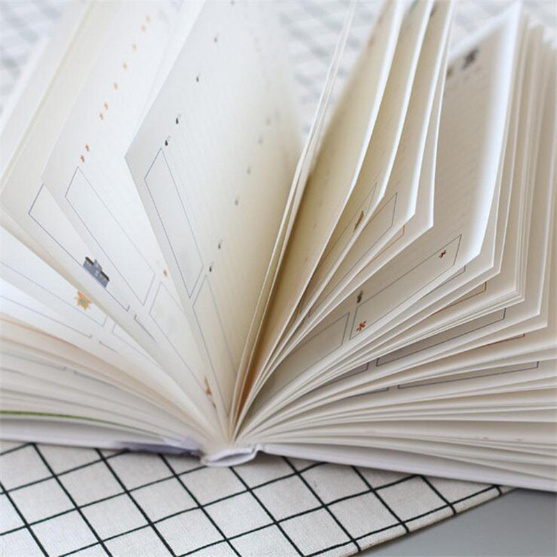 Simple Colored Inside 365 Schedule Planner Notebook
