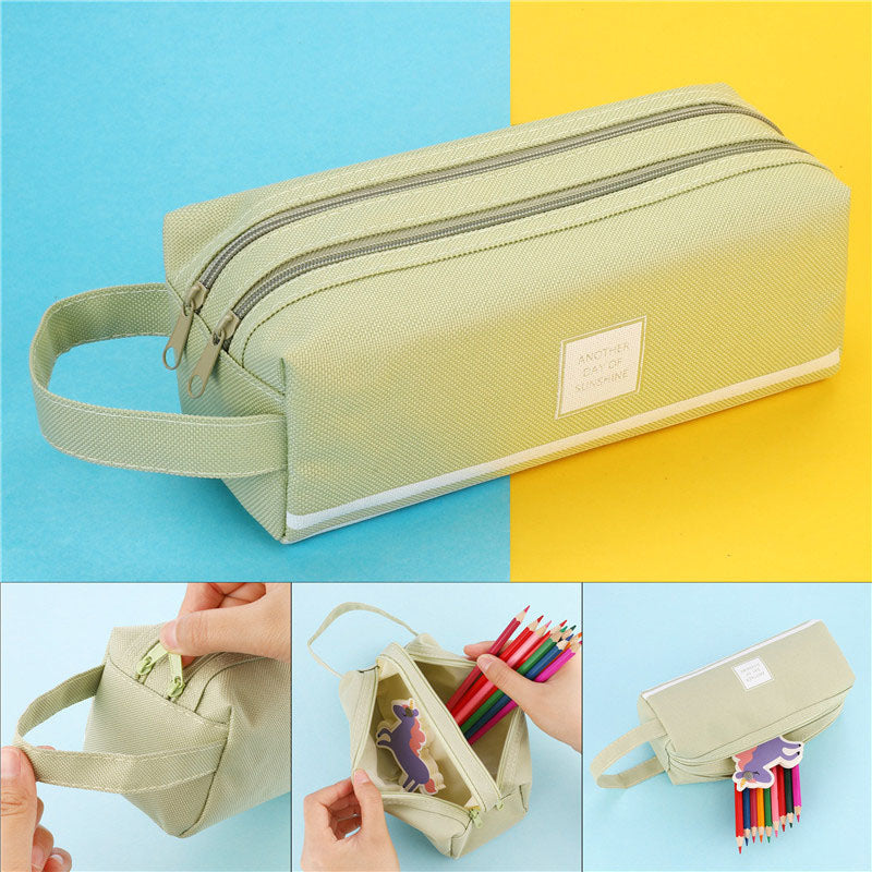 Canvas pencil bag