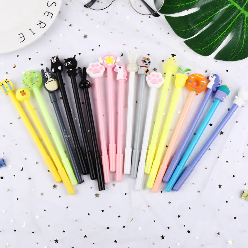 Stationery student signature pen cartoon creative gel pen