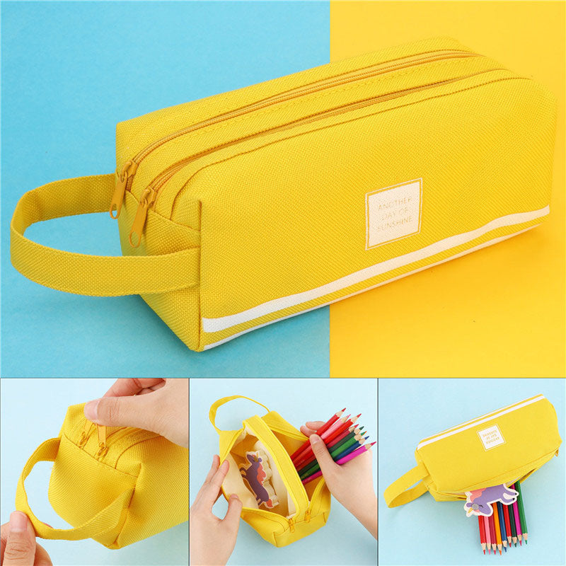 Canvas pencil bag