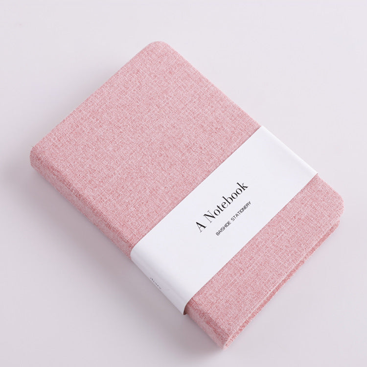 Notebook with a cloth cover