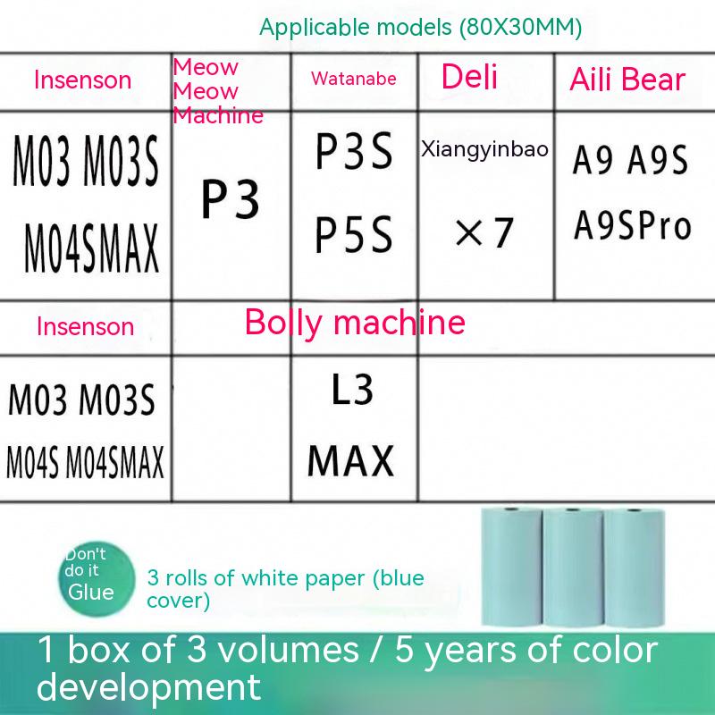 Label Thermosensitive Paper Sticker Printer Paper