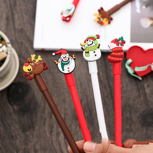 Christmas Gel Cute Cartoon Pen Writing Stationery