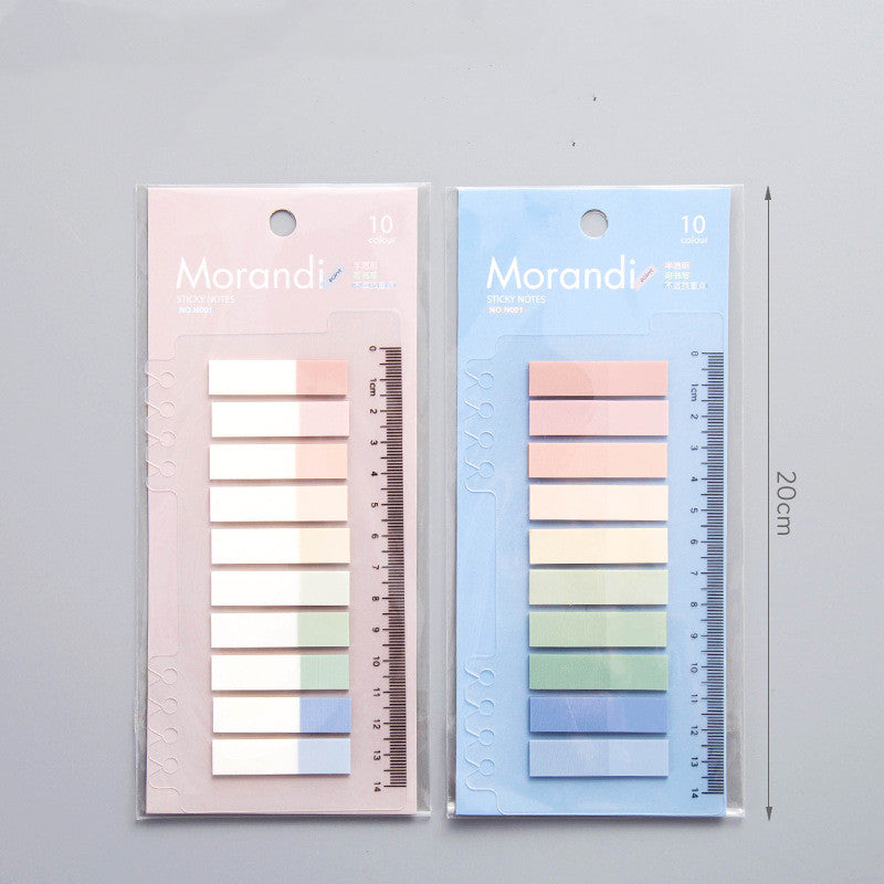 Small bar mark index post it stationery