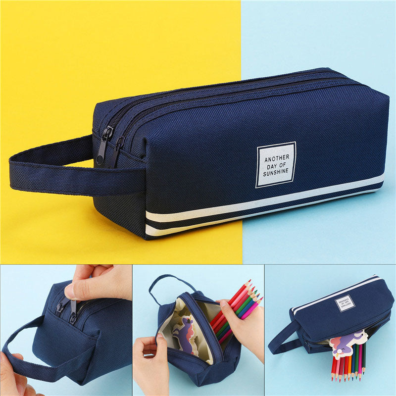 Canvas pencil bag