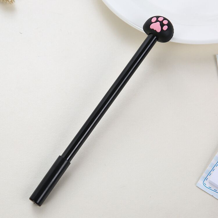 Creative cute cartoon black white cat ink pen