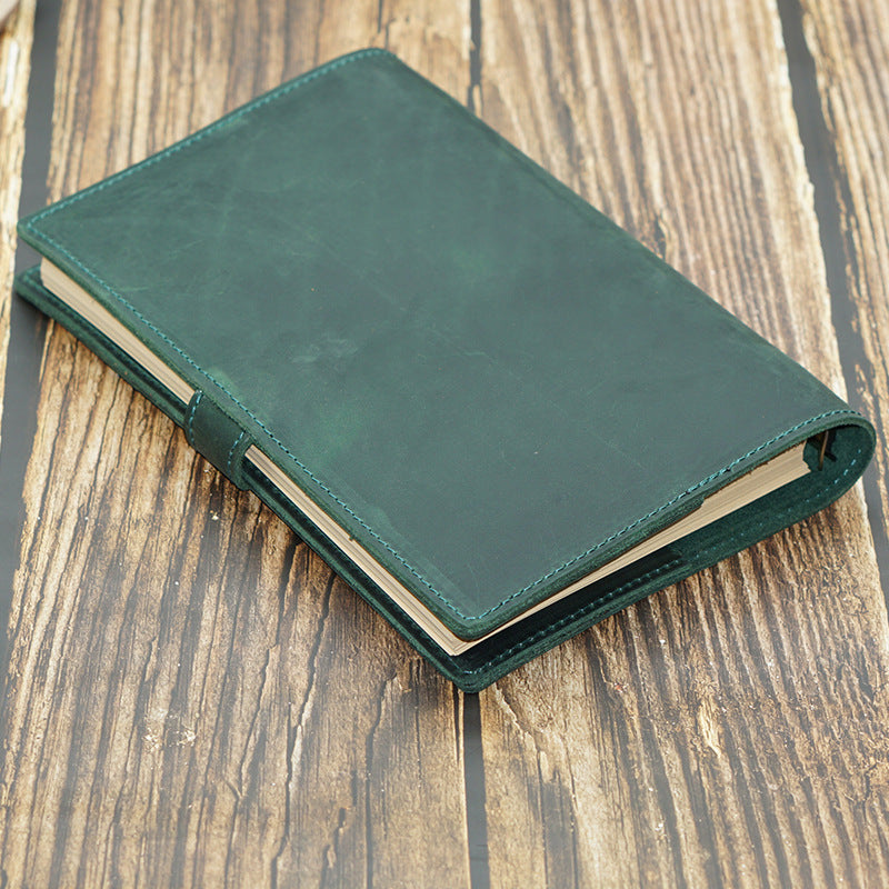 A5 Binder Handmade Cowhide Notebook