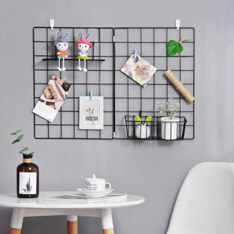 Iron Grid DIY Hanging Organizer