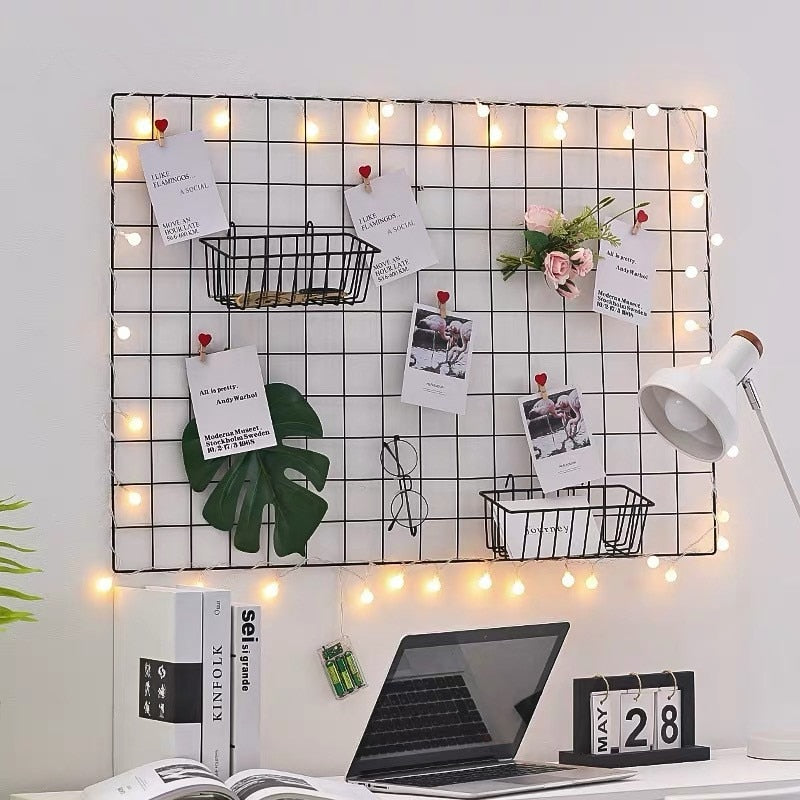 Iron Grid DIY Hanging Organizer