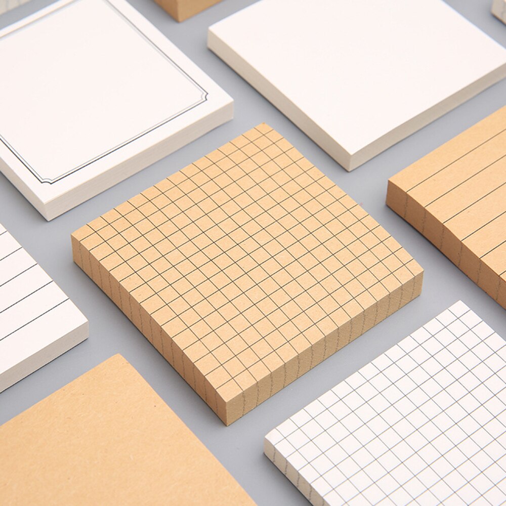 Minimalist Grid/Lined/Blank Sticky Notes