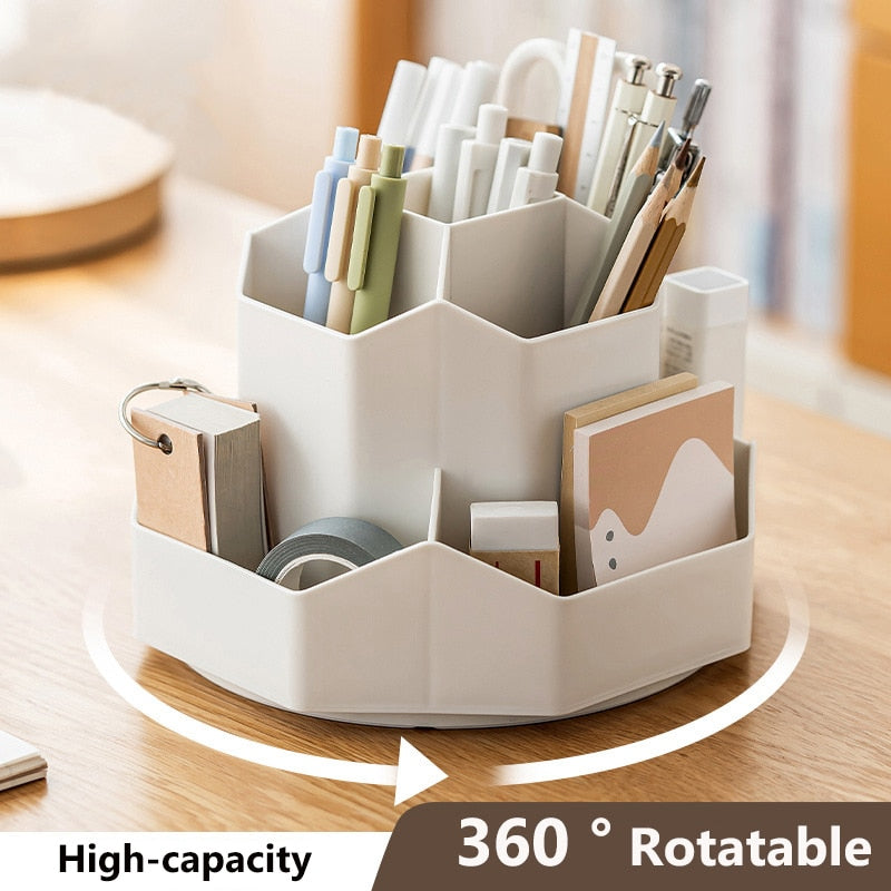 360°Rotatable Desk Storage Box