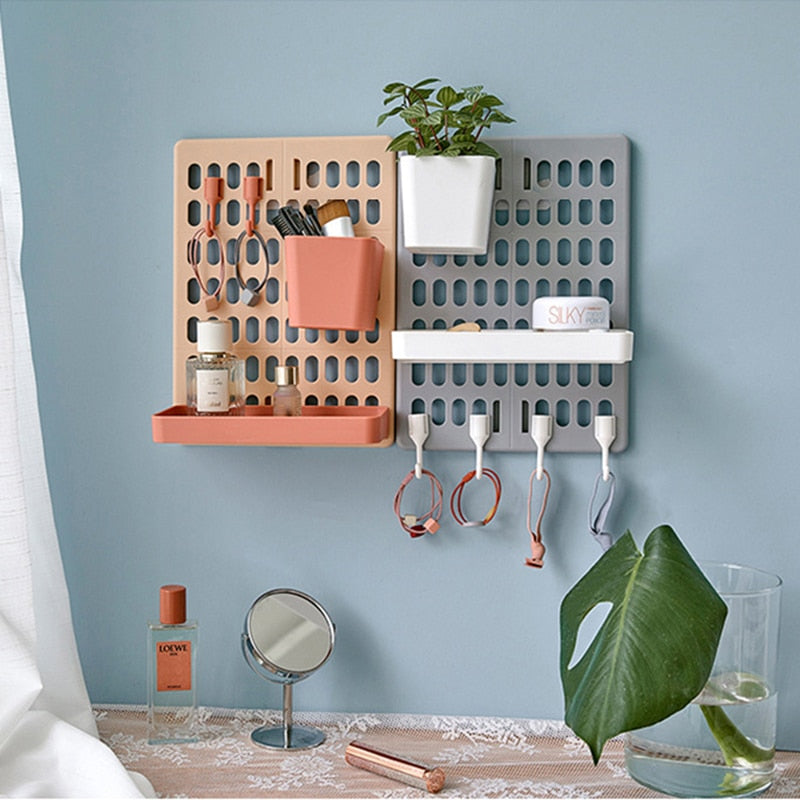 Hole Board Storage Rack Desk Organizer