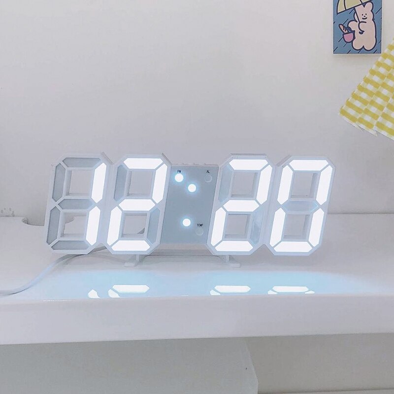 3D LED Digital Desk Clock