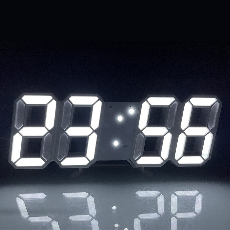 3D LED Digital Desk Clock