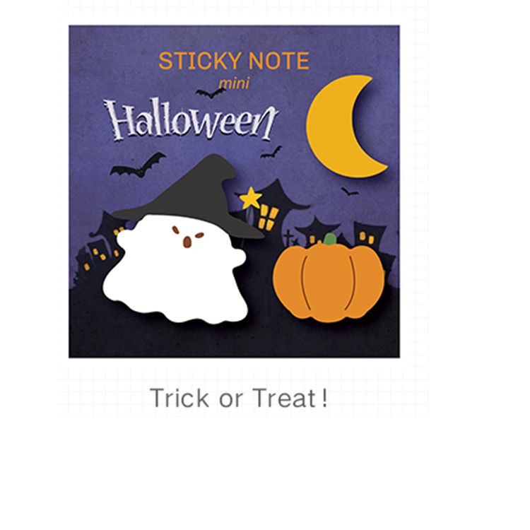 Halloween Spooky Pumpkin Pattern Post-it Notes