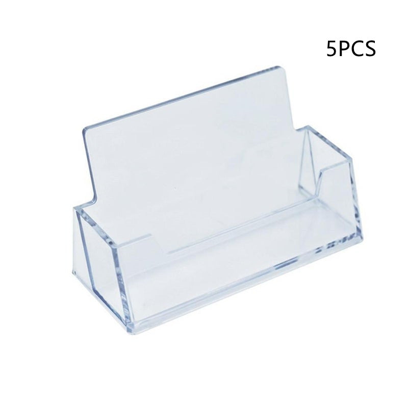 Acrylic Transparent Desktop Business Card Holder