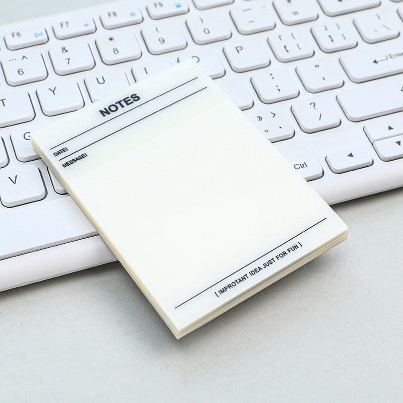 Transparent Post It Note Writable Mark