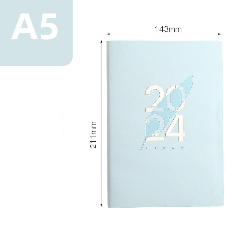 2024 English Schedule Book 365 Days Daily Planner