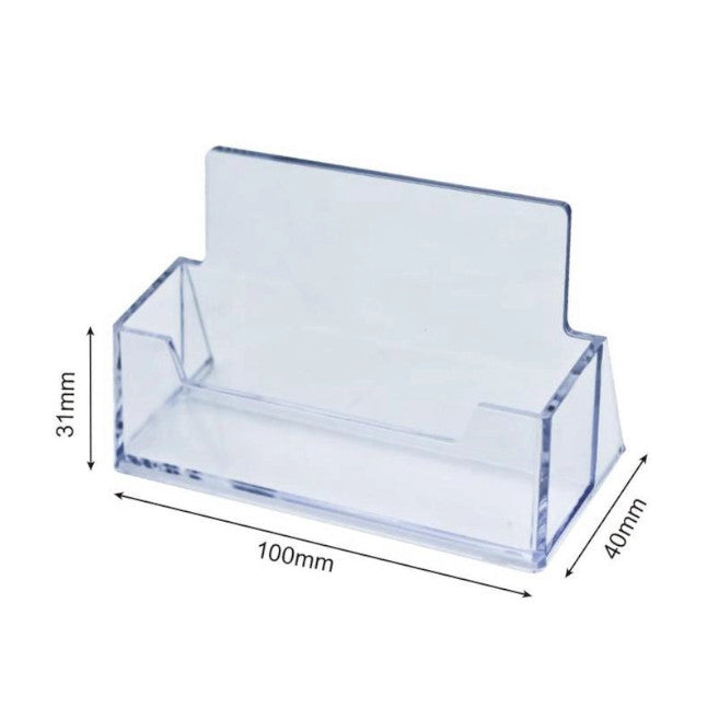 Acrylic Transparent Desktop Business Card Holder